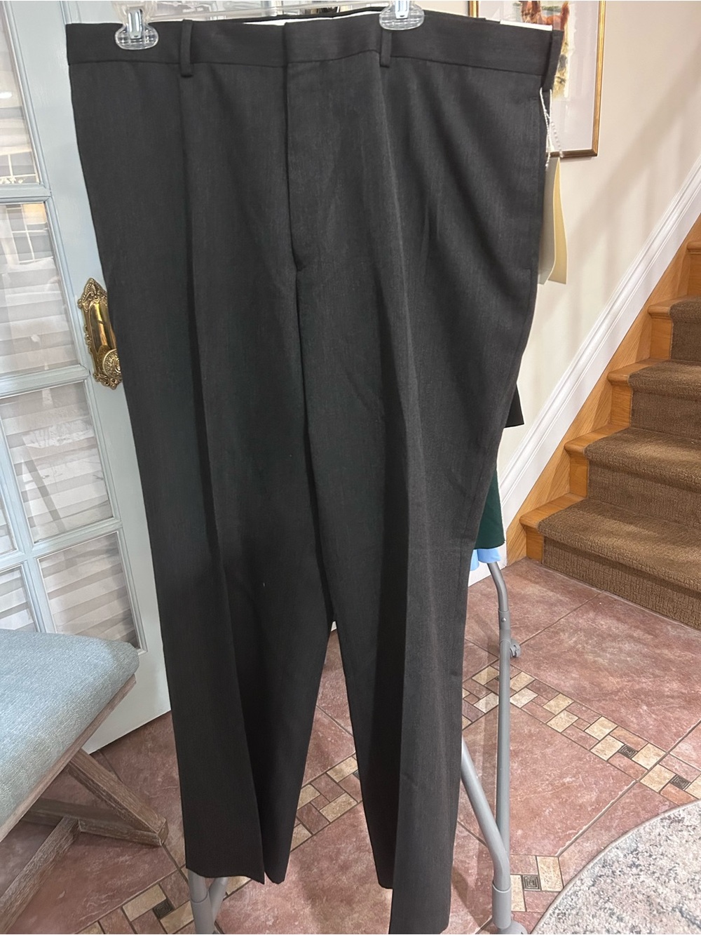 Perry Ellis Men's Black Dress Pants